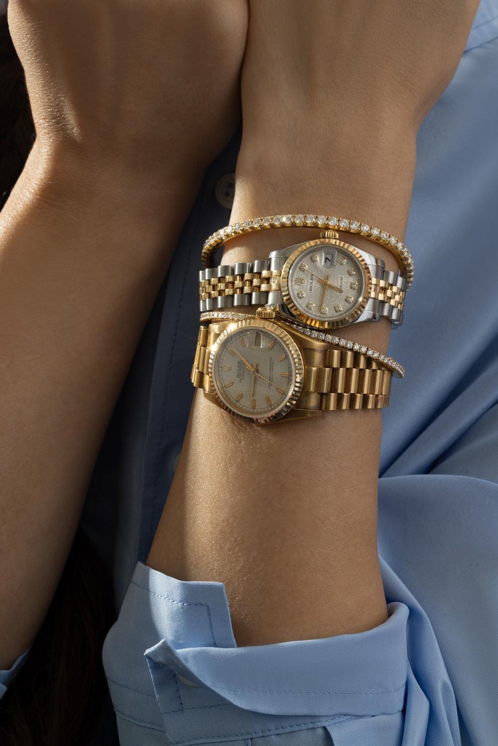 Rolex Lady Datejust Watch-YELLOW GOLD-26MM-ACCESSORIEWATCHES-MATTHEW BAIN