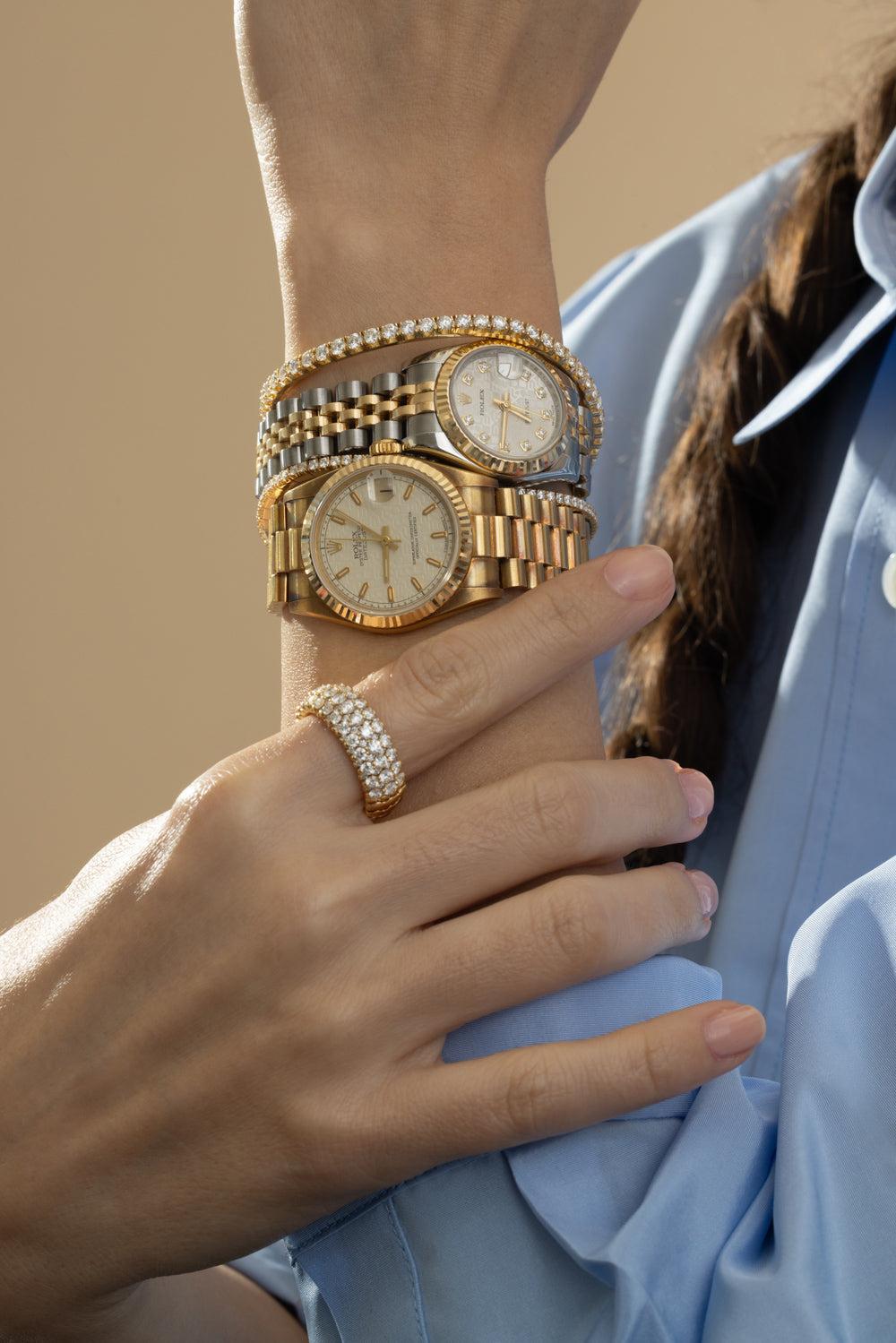 Rolex Lady Datejust Watch-YELLOW GOLD-26MM-ACCESSORIEWATCHES-MATTHEW BAIN