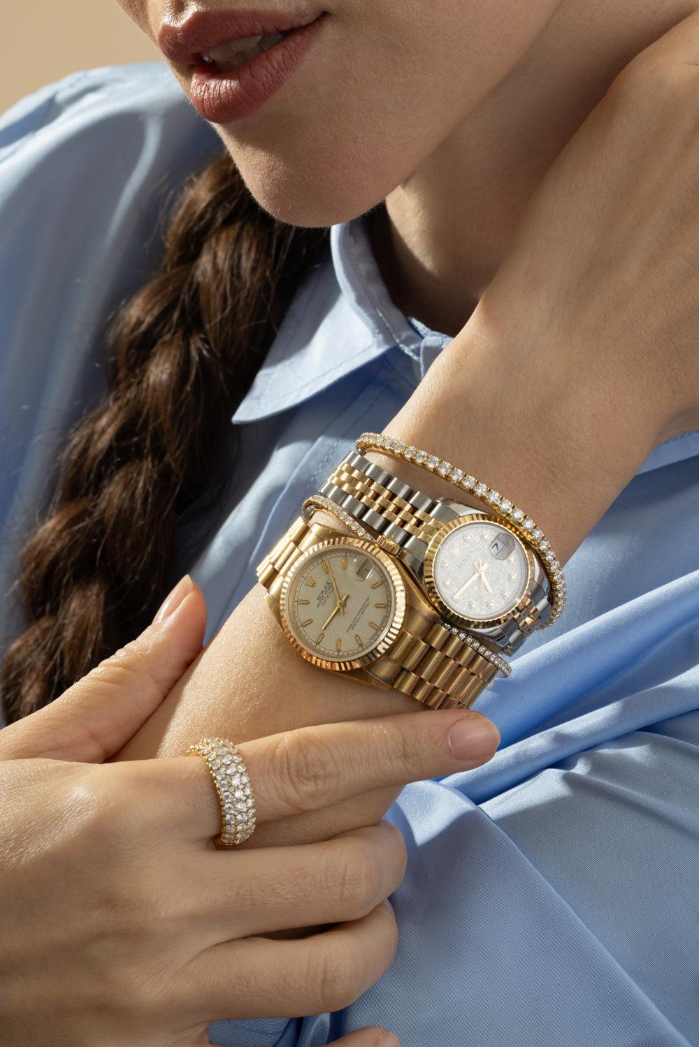 Rolex Lady Datejust Watch-YELLOW GOLD-26MM-ACCESSORIEWATCHES-MATTHEW BAIN
