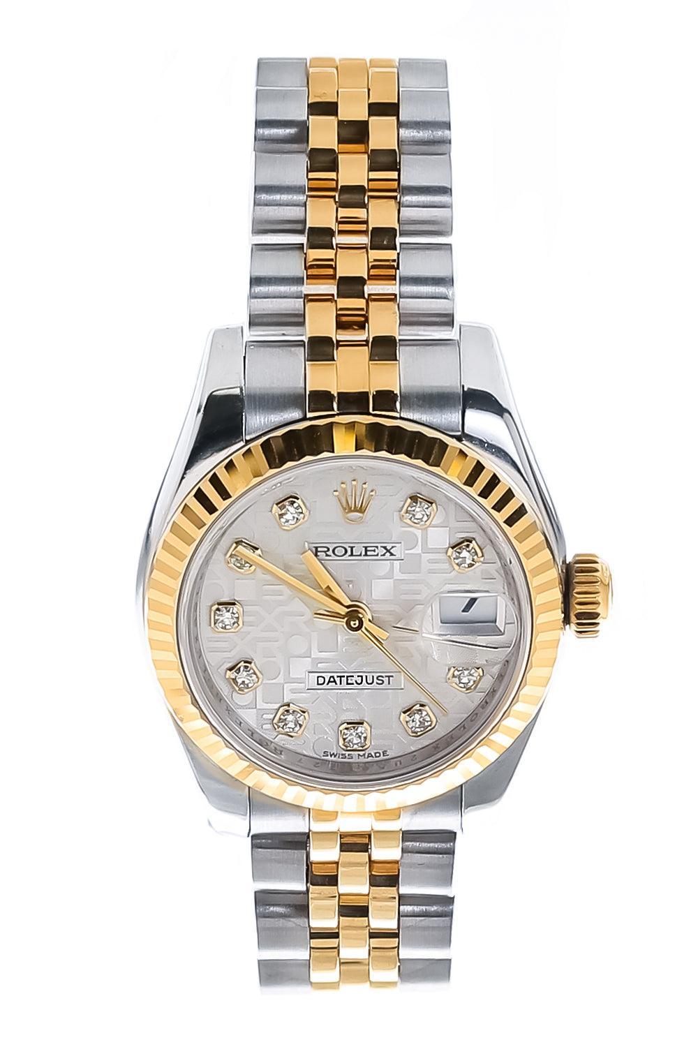 Rolex Lady Datejust Watch-YELLOW GOLD-26MM-ACCESSORIEWATCHES-MATTHEW BAIN