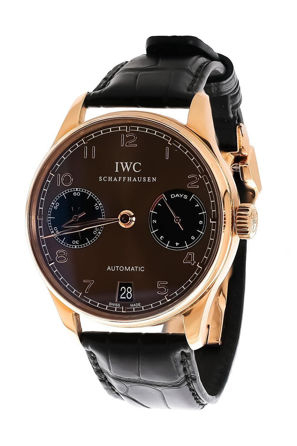 IWC Schaffhausen Automatic Watch-YELLOW GOLD-42MM-ACCESSORIEWATCHES-MATTHEW BAIN
