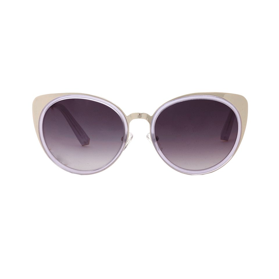 MATTHEW WILLIAMSON-Playful Cat Eye Sunglasses-LAV/GLD