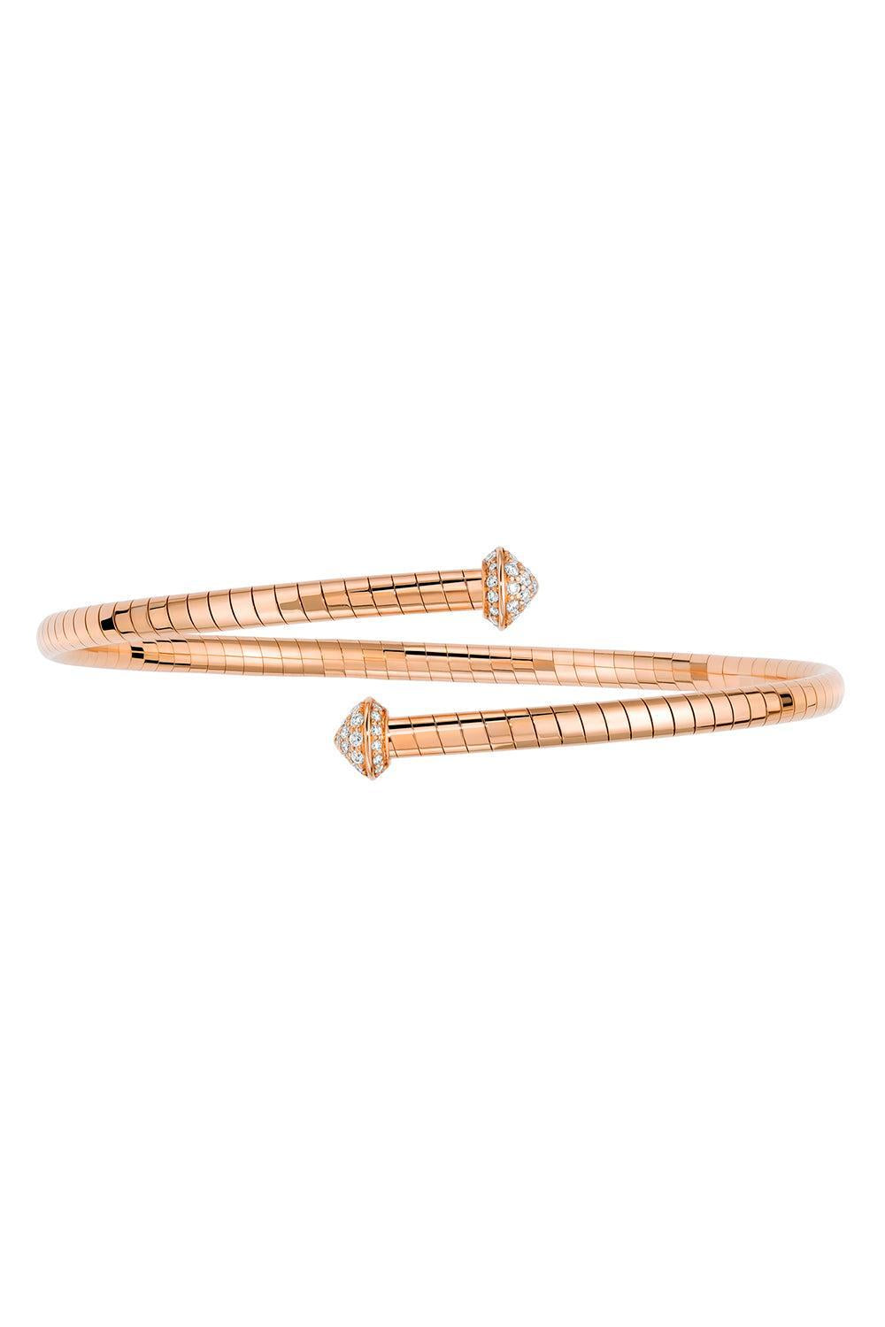 Rugiada Diamond Tip Bracelet-ROSE GOLD-M-JEWELRYFINE JEWELBRACELET O-MATTIA CIELO