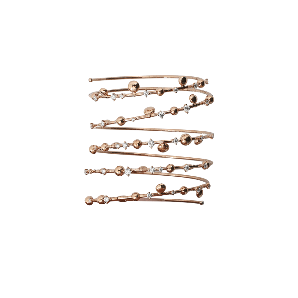 MATTIA CIELO-Rugiada Five-Circle Wrap Bracelet-ROSE GOLD
