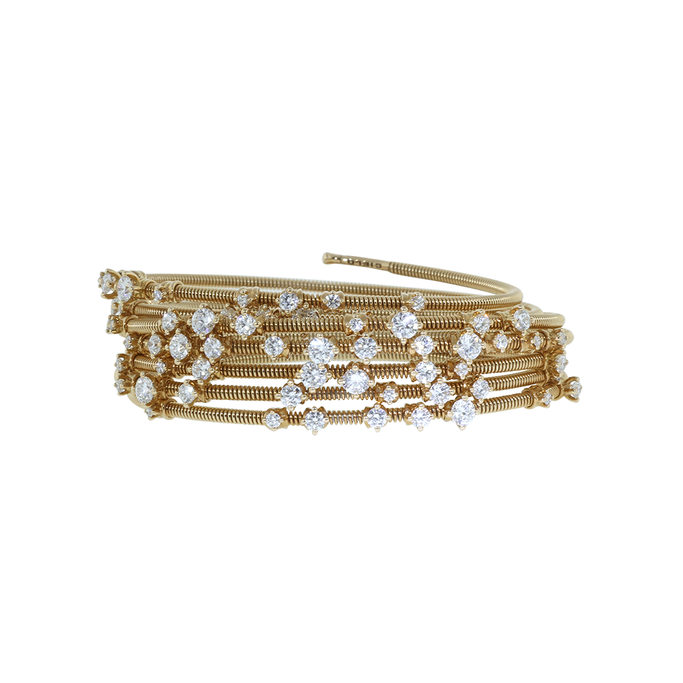 MATTIA CIELO-Rugiada Seven-Circle Wrap Bracelet-ROSE GOLD