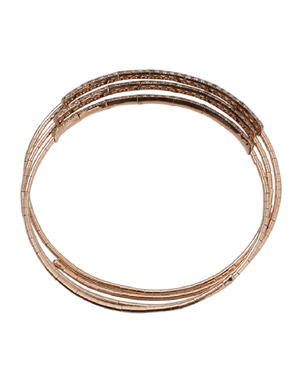 MATTIA CIELO-Rugiada Three-Circle Wrap Bracelet-ROSE GOLD