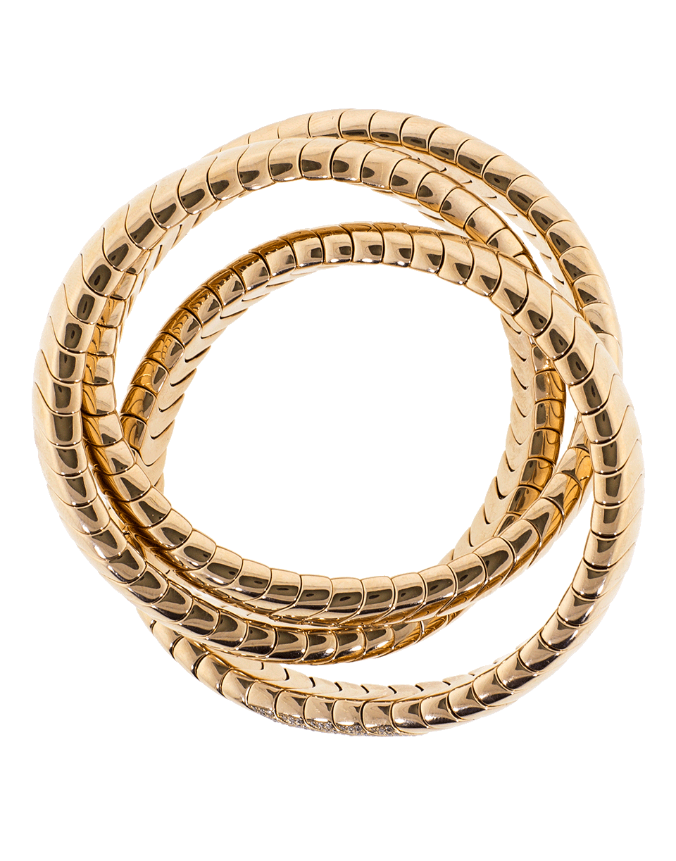 MATTIA CIELO-Universo 3 Band Rolling Bracelet-ROSE GOLD