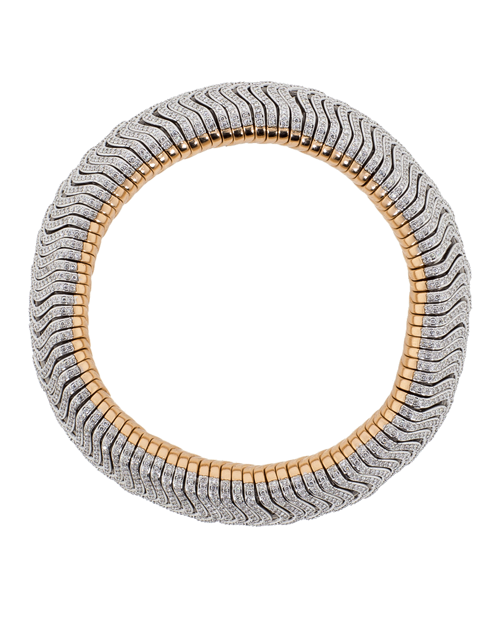 MATTIA CIELO-Universo Full Pave Diamond Bracelet-ROSE GOLD