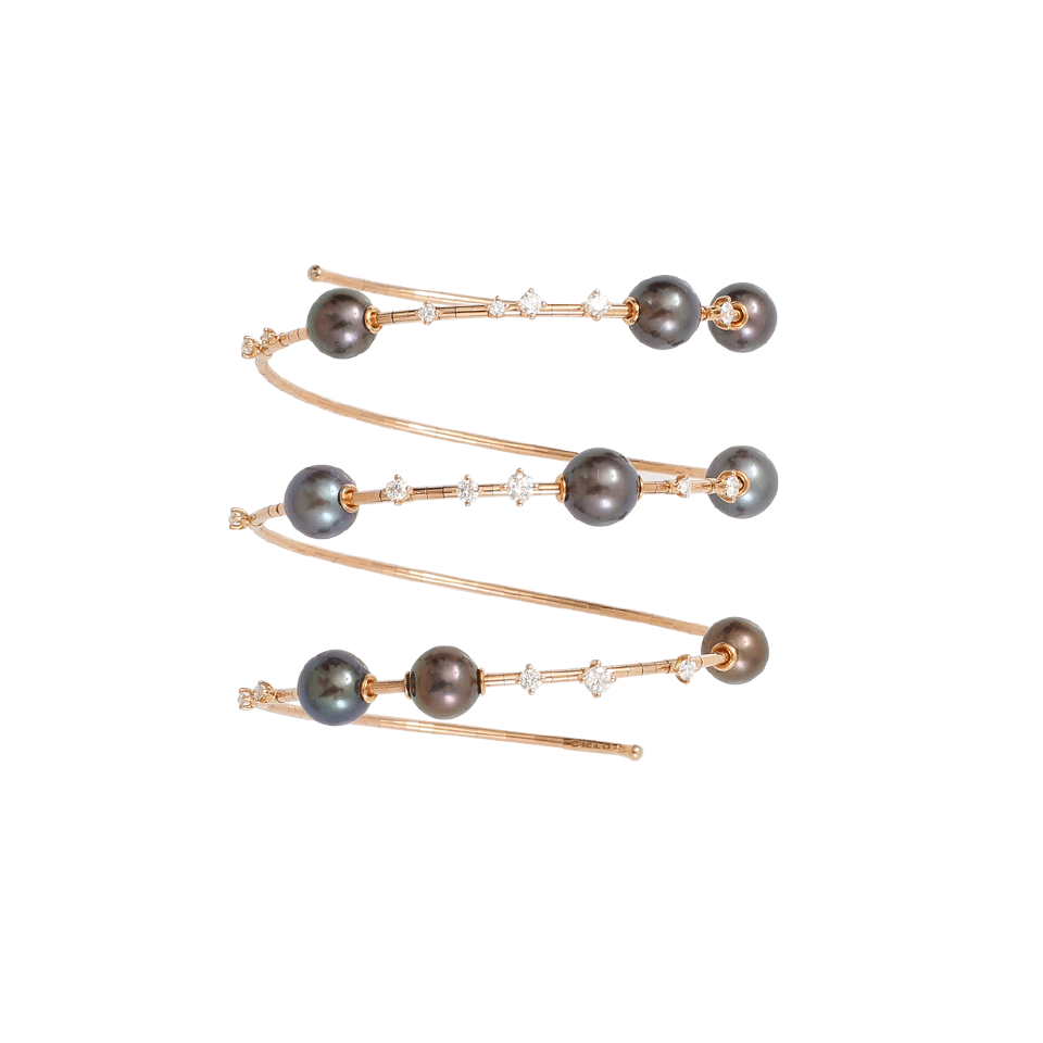 MATTIA CIELO-Rugiada Tahitian Pearl Wrap Bracelet-ROSE GOLD