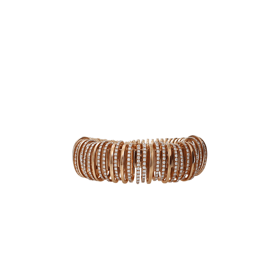 MATTIA CIELO-Pavone Diamond Pave Cuff-ROSE GOLD