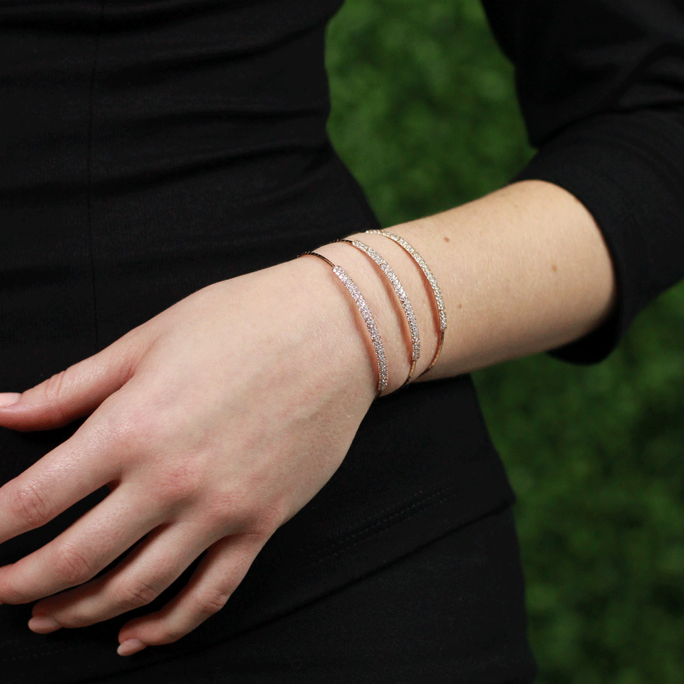 MATTIA CIELO-Rugiada Three-Circle Wrap Bracelet-ROSE GOLD