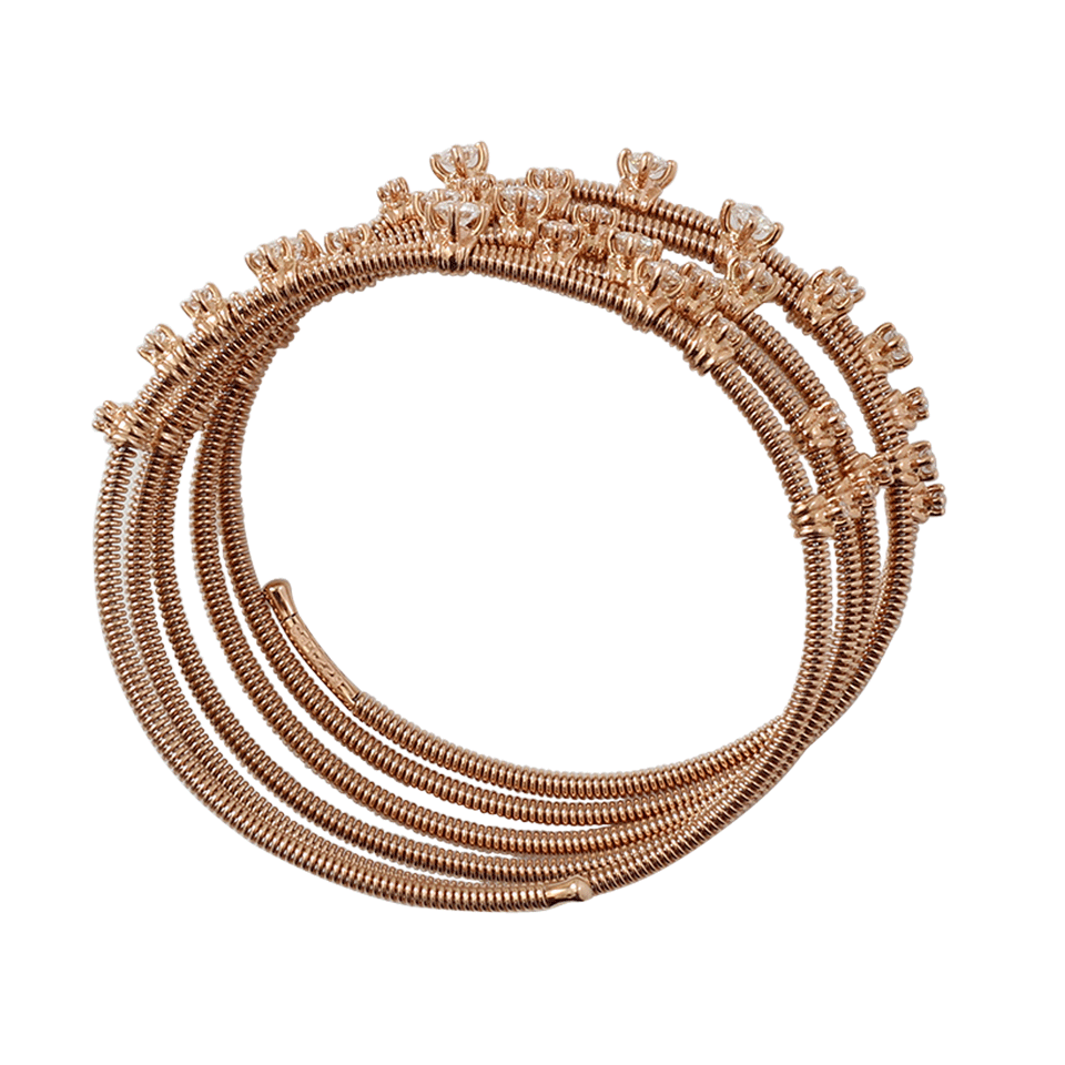 MATTIA CIELO-Rugiada Five-Circle Wrap Diamond Bracelet-ROSE GOLD