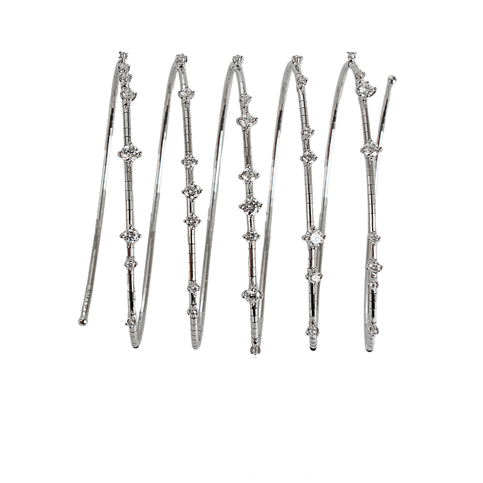 MATTIA CIELO-5-Circle Rugiada Bracelet-WHITE GOLD