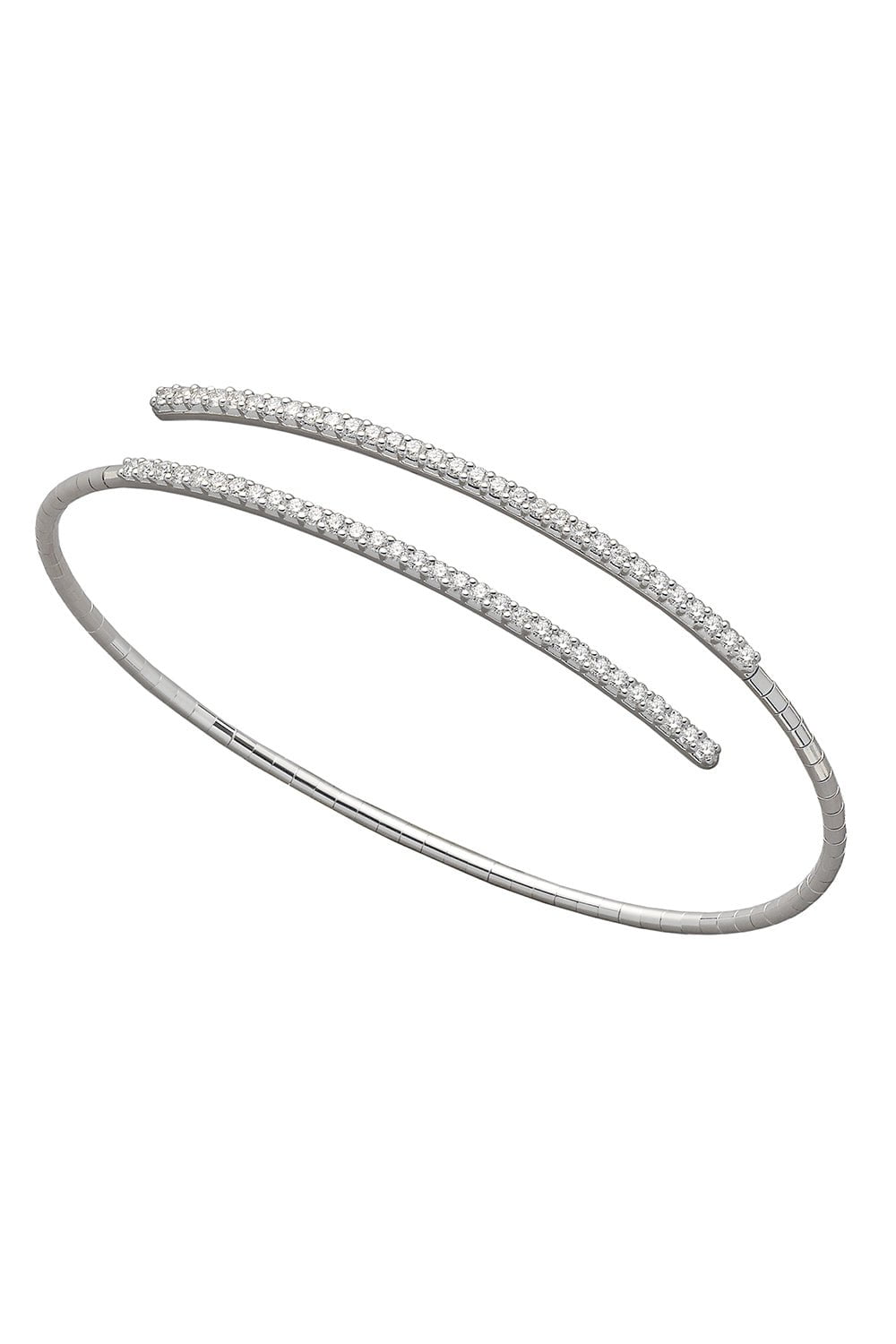 MATTIA CIELO-Diamond Tennis set Bracelet-WHITE GOLD
