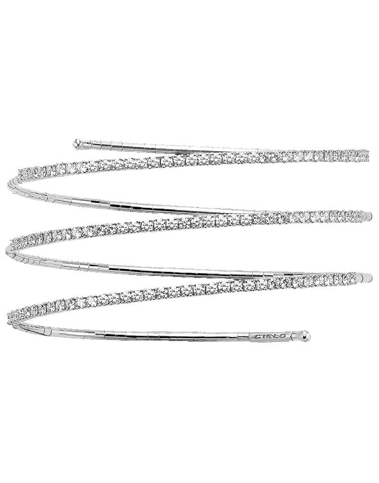 MATTIA CIELO-Rugiada Diamond Pave Bracelet-WHITE GOLD