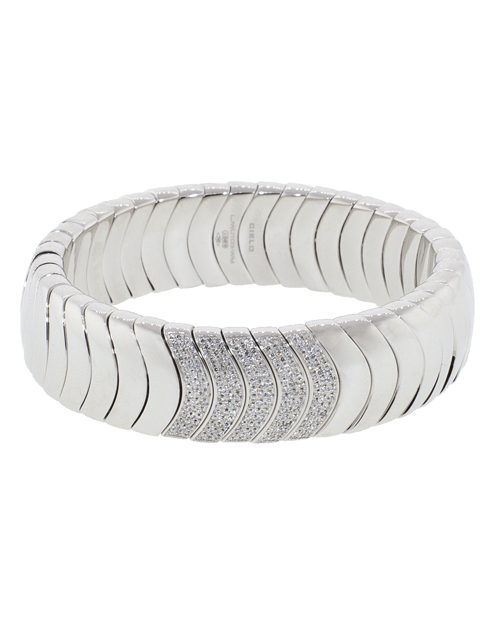 MATTIA CIELO-Universo Diamond Stretch Bracelet-WHITE GOLD