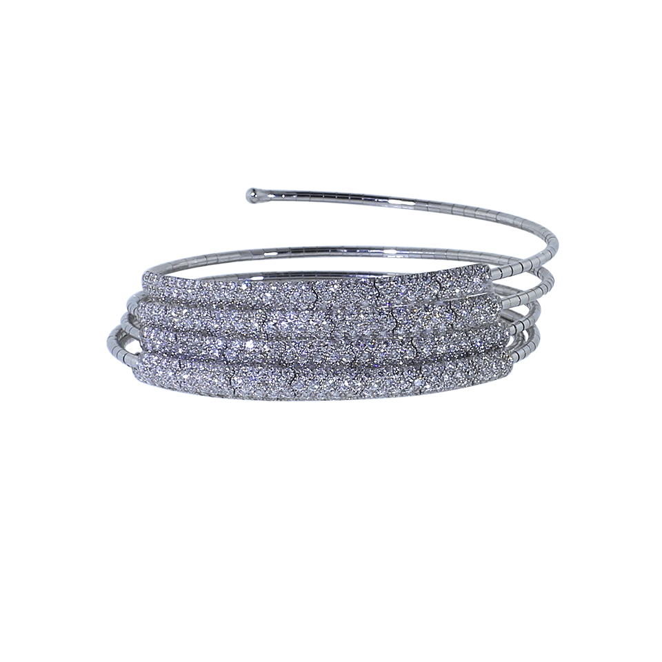 MATTIA CIELO-Rugiada Five-Circle Wrap Bracelet-WHITE GOLD