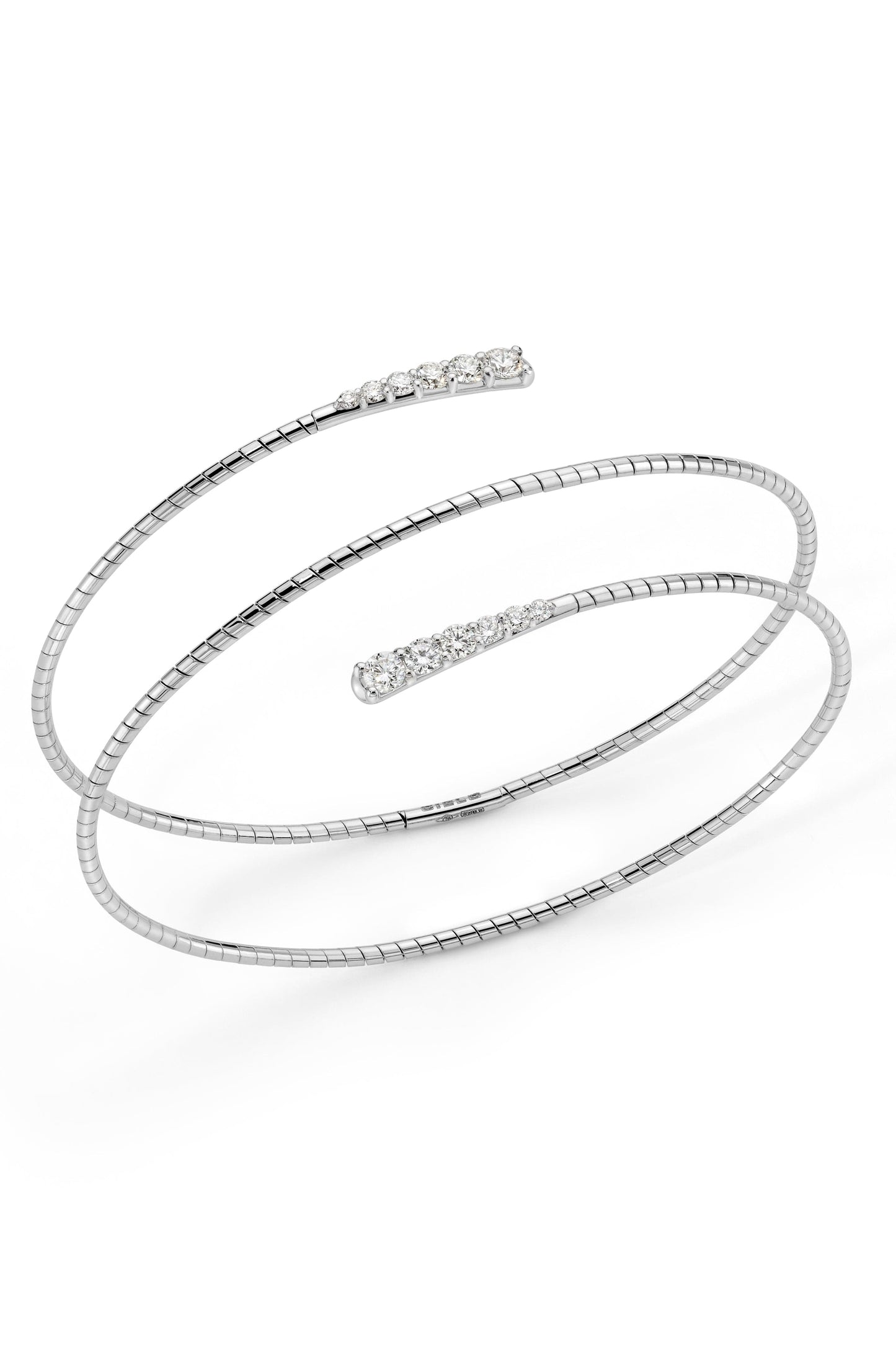 MATTIA CIELO-Rugiada 3 Wrap Diamond Bracelet-WHITE GOLD