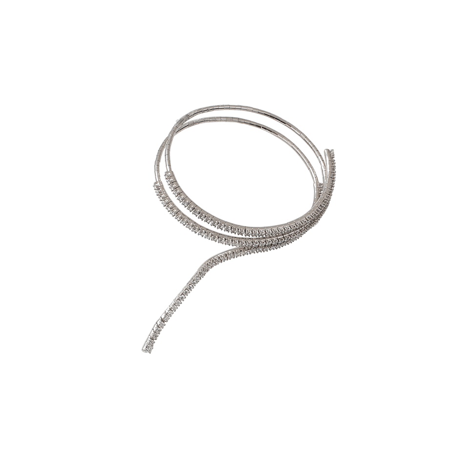 MATTIA CIELO-Rugiada Diamond Tennis Drop Bracelet-WHITE GOLD