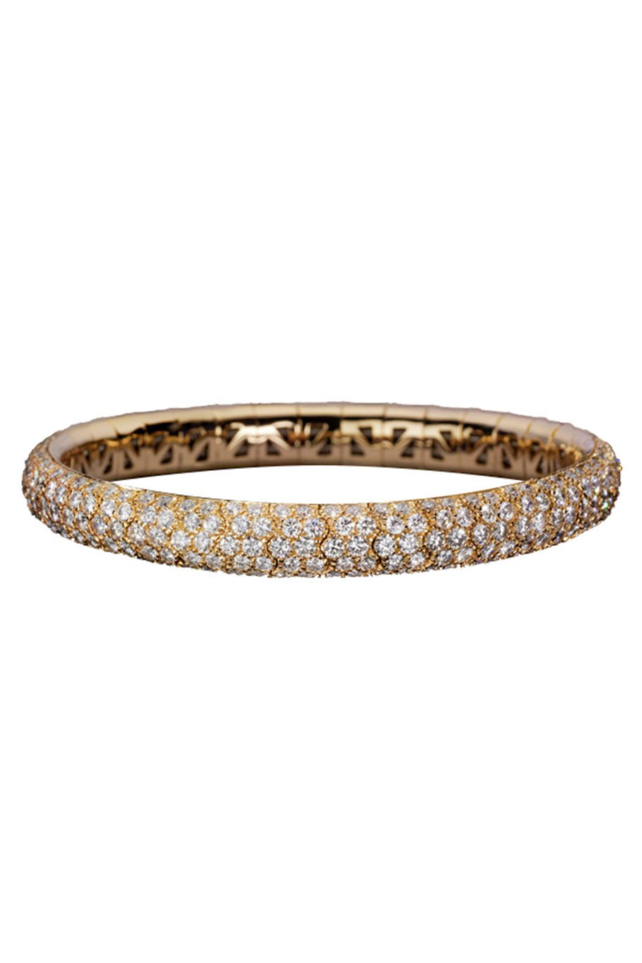 MATTIA CIELO-Universo Bracelet - White Diamond-YELLOW GOLD