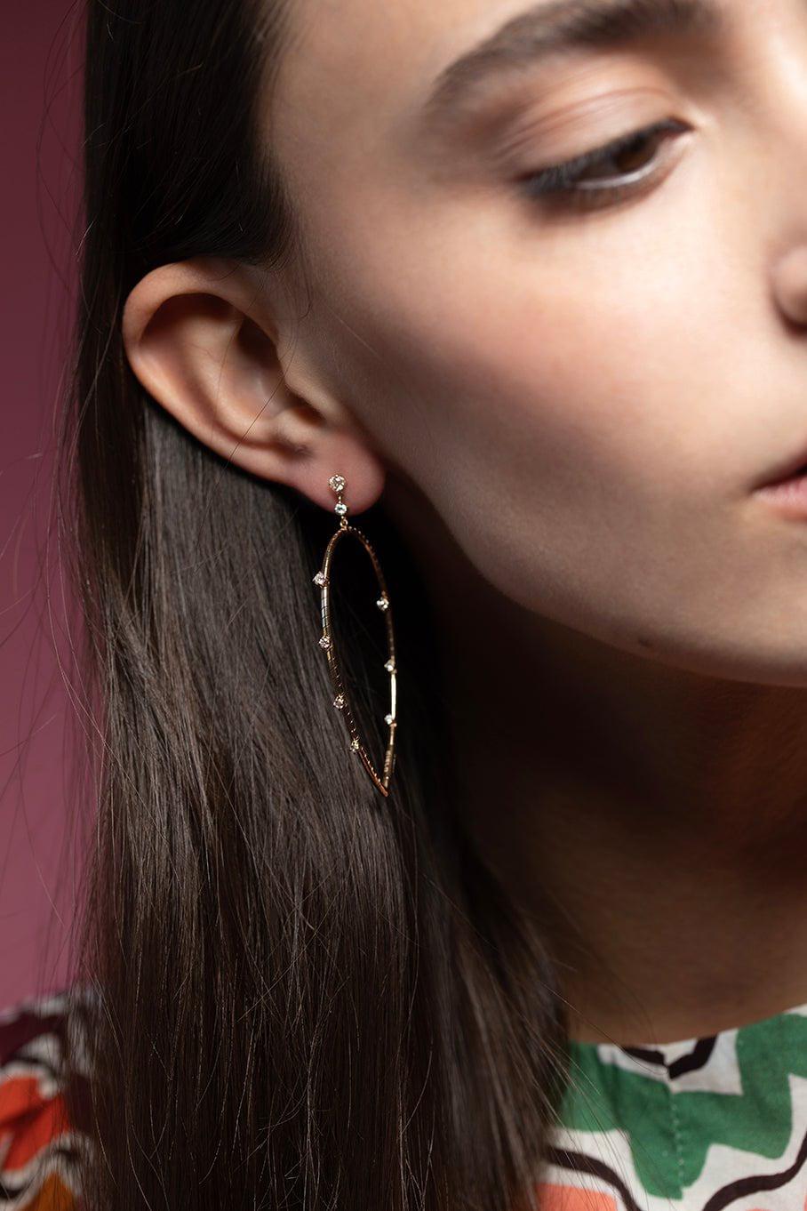 MATTIA CIELO-Small Rugiada Drop Earring-