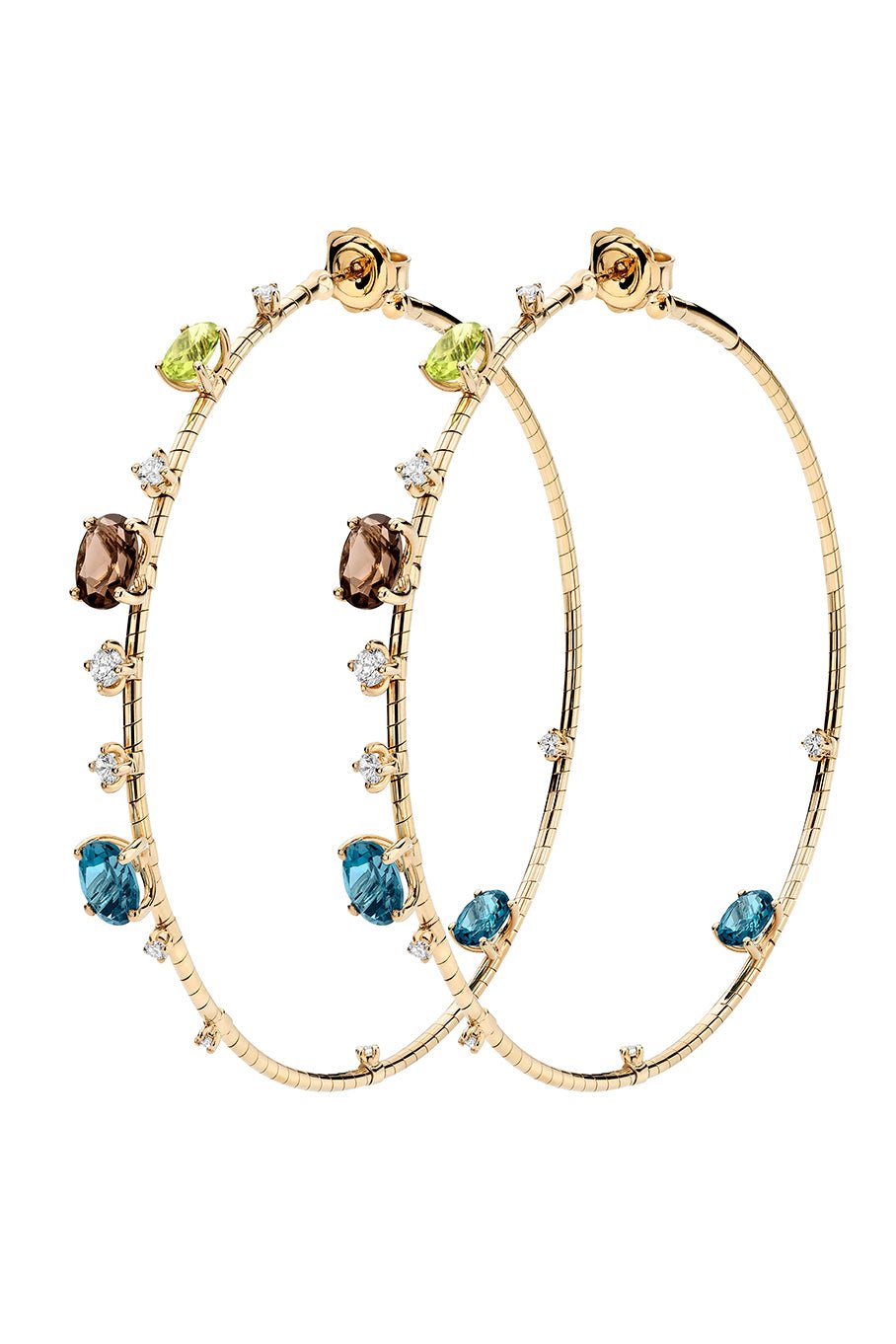 MATTIA CIELO-Rugiada Hoops-YELLOW GOLD
