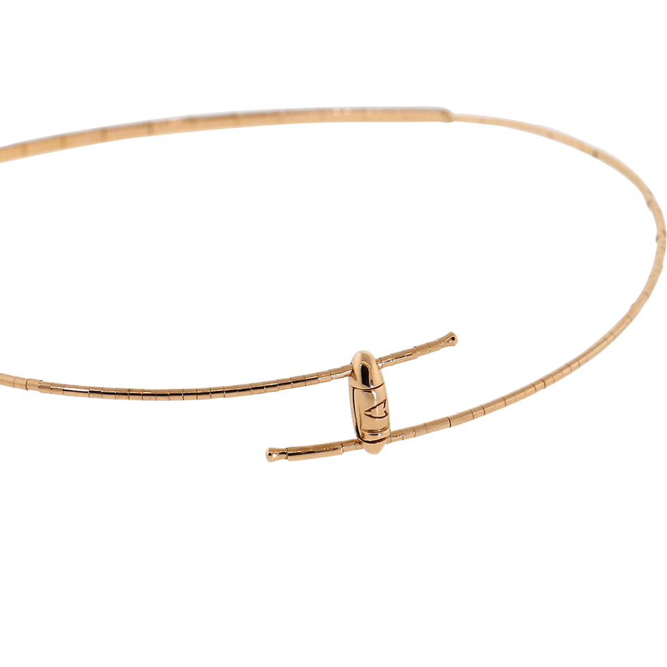 MATTIA CIELO-Rugiada Diamond Pave Collar-ROSE GOLD