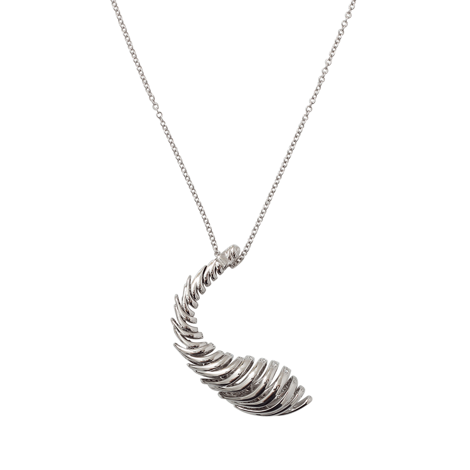 MATTIA CIELO-Oceano White Diamond Pendant Necklace-WHITE GOLD