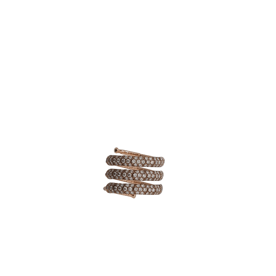 MATTIA CIELO-Rugiada Three-Circle Wrap Ring-ROSE GOLD