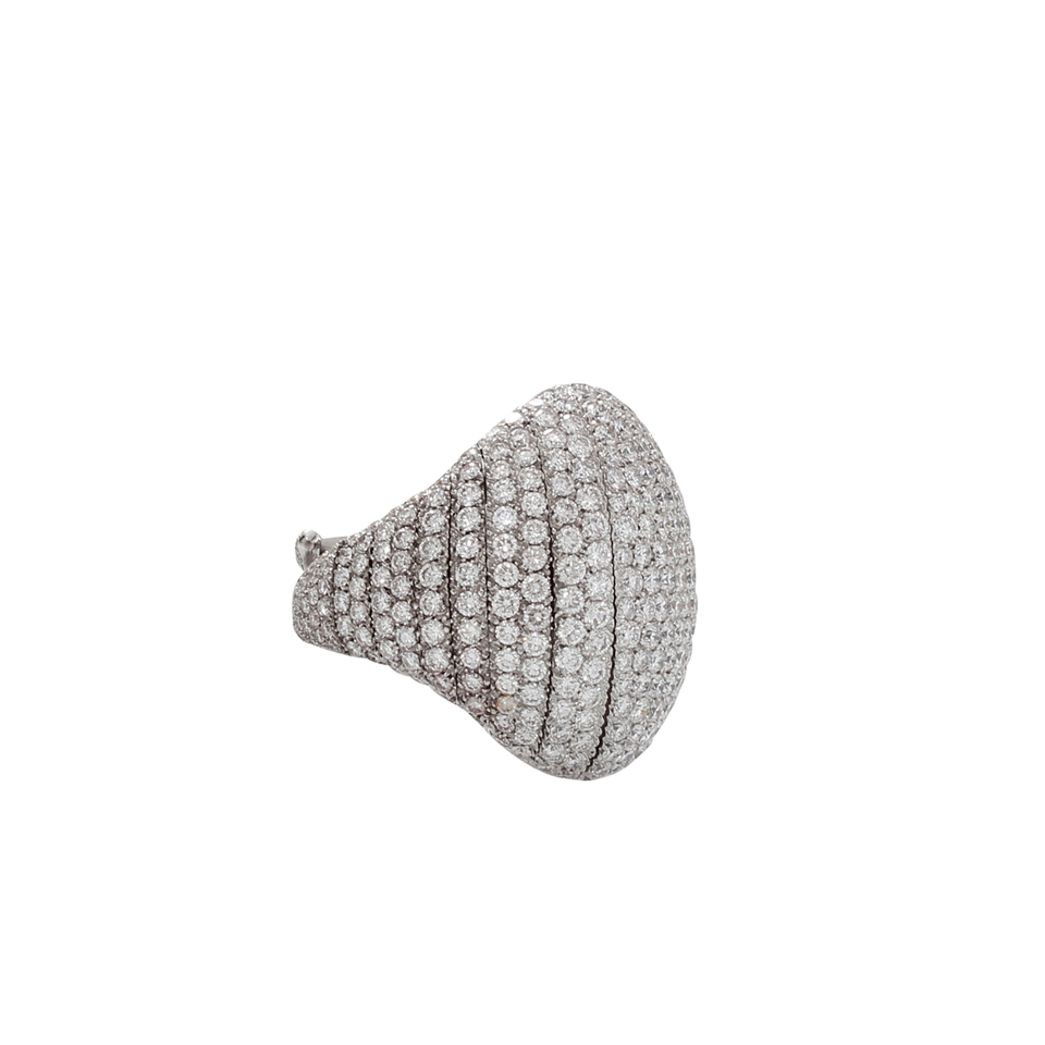 MATTIA CIELO-Iguana Diamond Pave Ring-WHITE GOLD