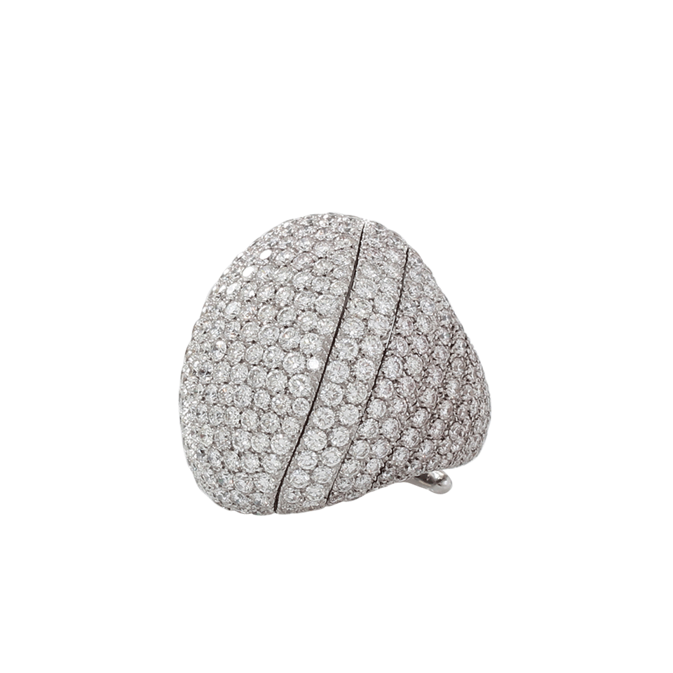 MATTIA CIELO-Iguana Diamond Pave Ring-WHITE GOLD