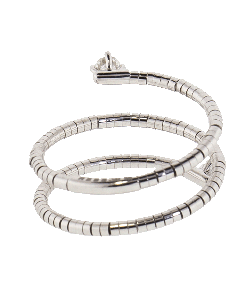 MATTIA CIELO-Rugiada Diamond End Three Wrap Ring-WHITE GOLD