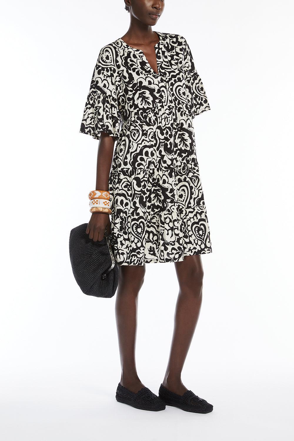 Ely Dress-BLACK BATIK-XS-CLOTHINGDRESSCASUAL-MAX MARA