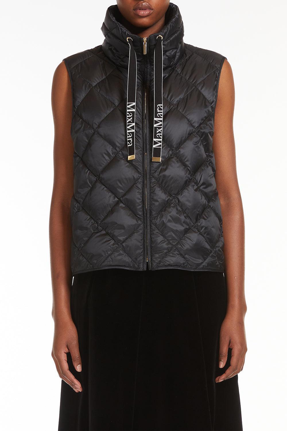 Tregic Vest - Black-BLACK-6-CLOTHINGJACKETVESTS-MAX MARA