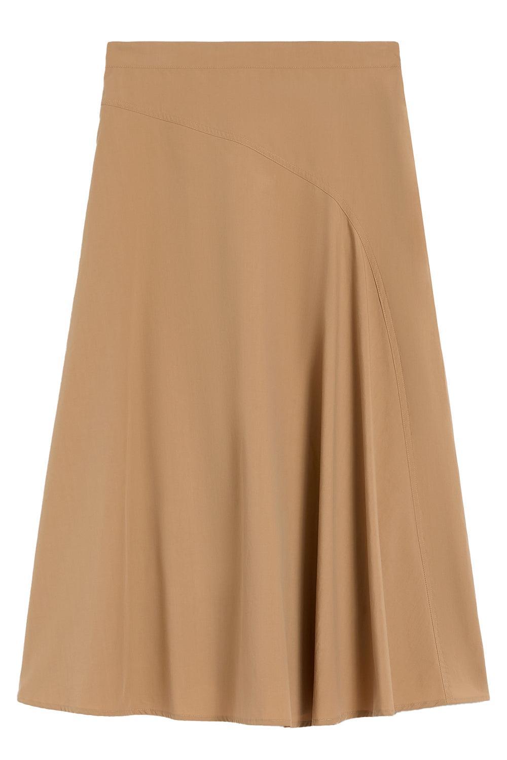 Zattera Skirt-BROWN-2-CLOTHINGSKIRTMIDI-MAX MARA