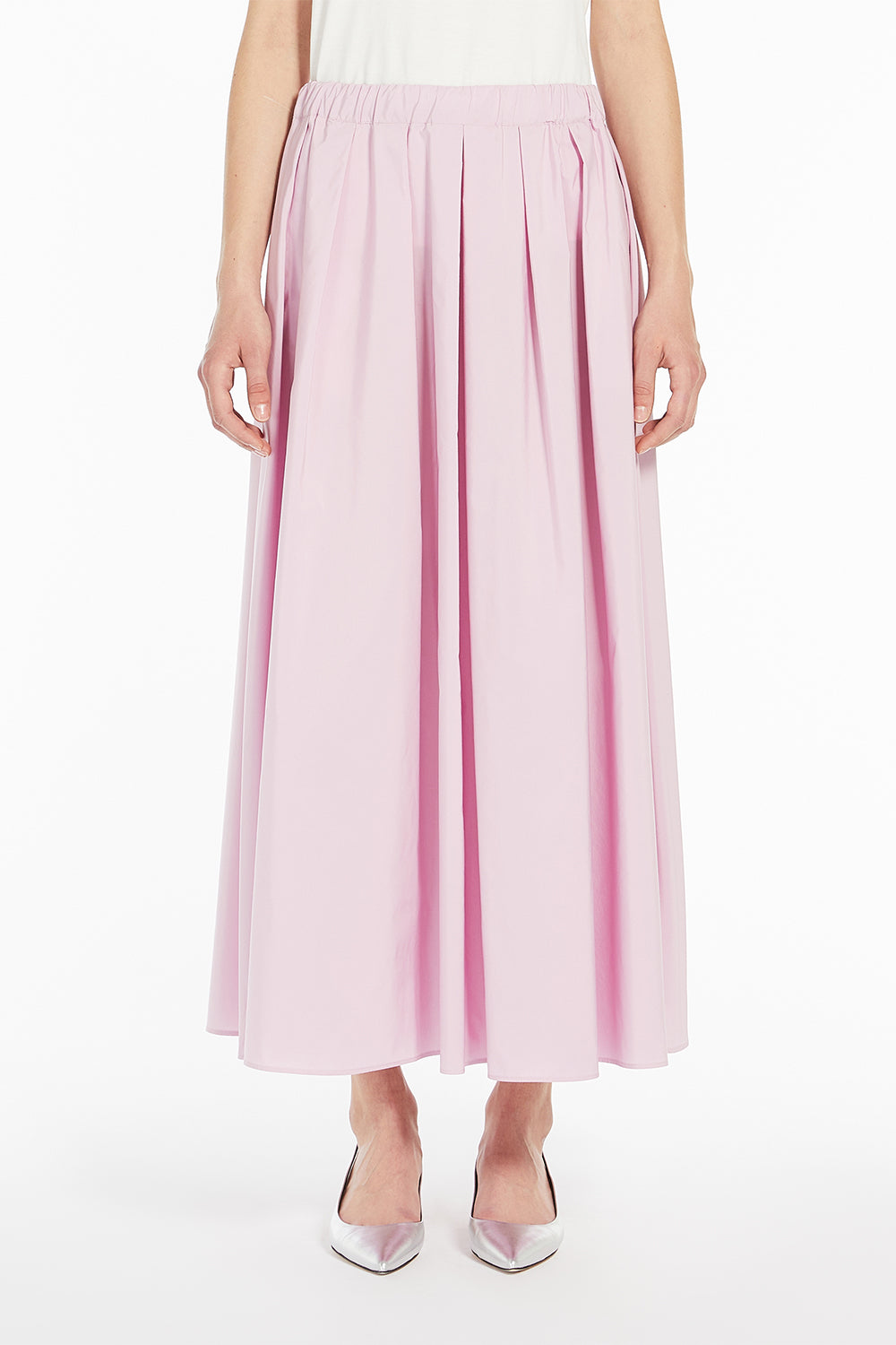 Curvato Skirt-PINK-6-CLOTHINGSKIRTMIDI-MAX MARA