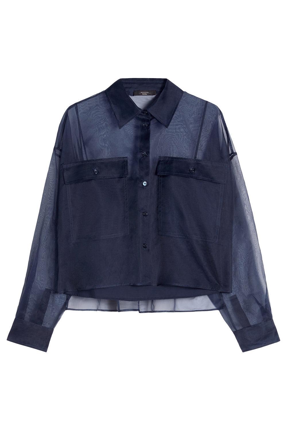 Colomba Blouse-BLUE-2-CLOTHINGTOPBLOUSE-MAX MARA