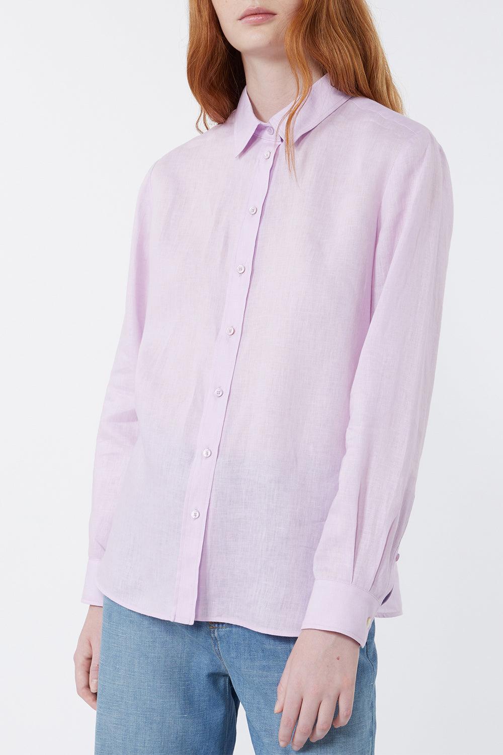 Werner Shirt - Lilac-PURPLE-2-CLOTHINGTOPBLOUSE-MAX MARA
