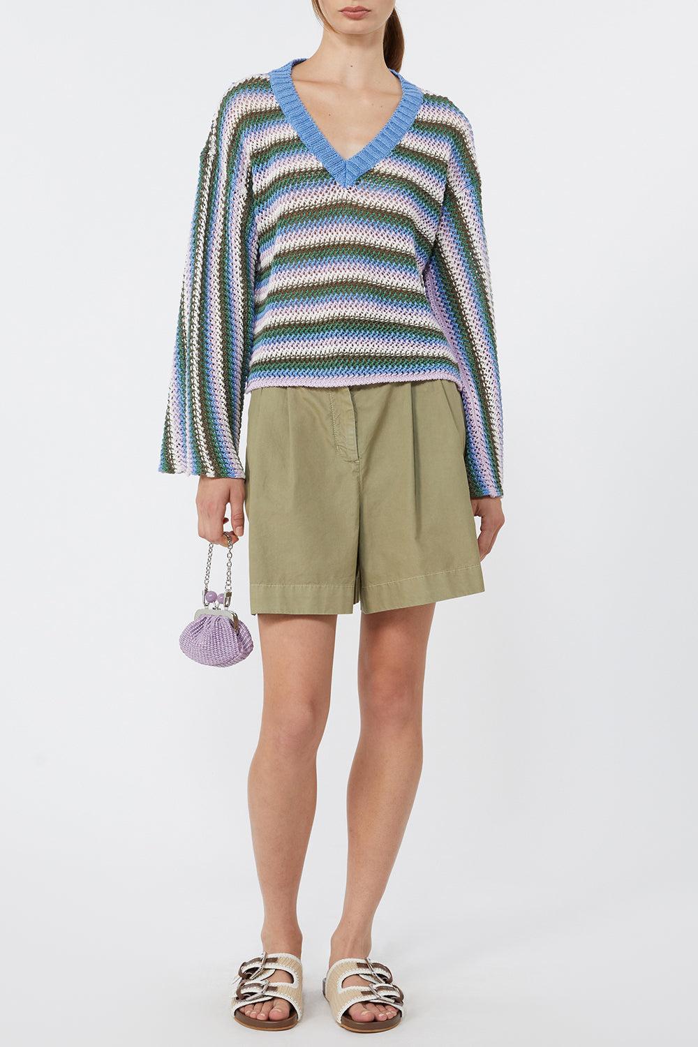 Epica Sweater-BLUE-XS-CLOTHINGTOPSWEATER-MAX MARA