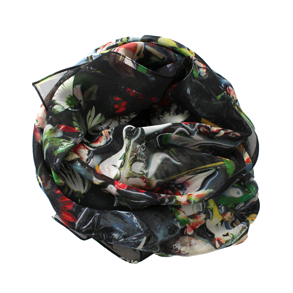 McQ by Alexander McQueen-Festival Floral Scarf-MULTI