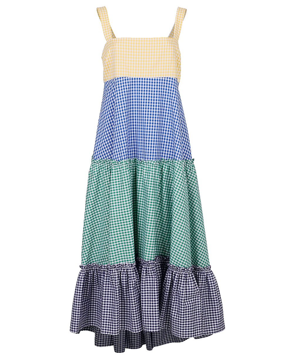 MDS STRIPES-Tiered Tank Dress-