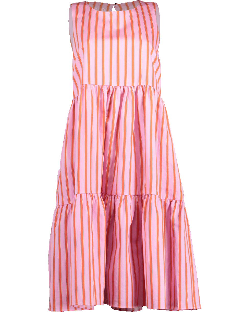 MDS STRIPES-Peasant Dress-