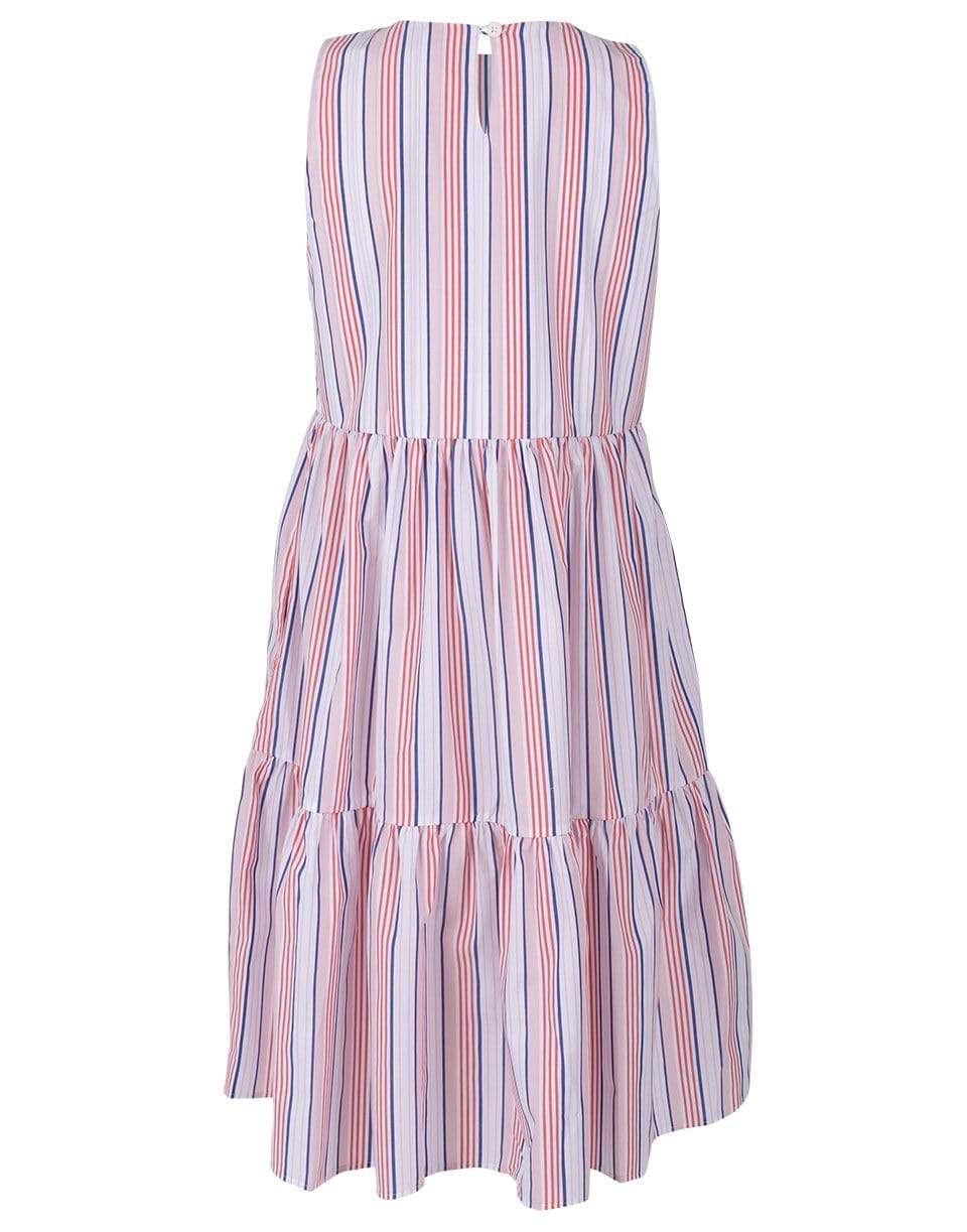 MDS STRIPES-Strapless Striped Dress-