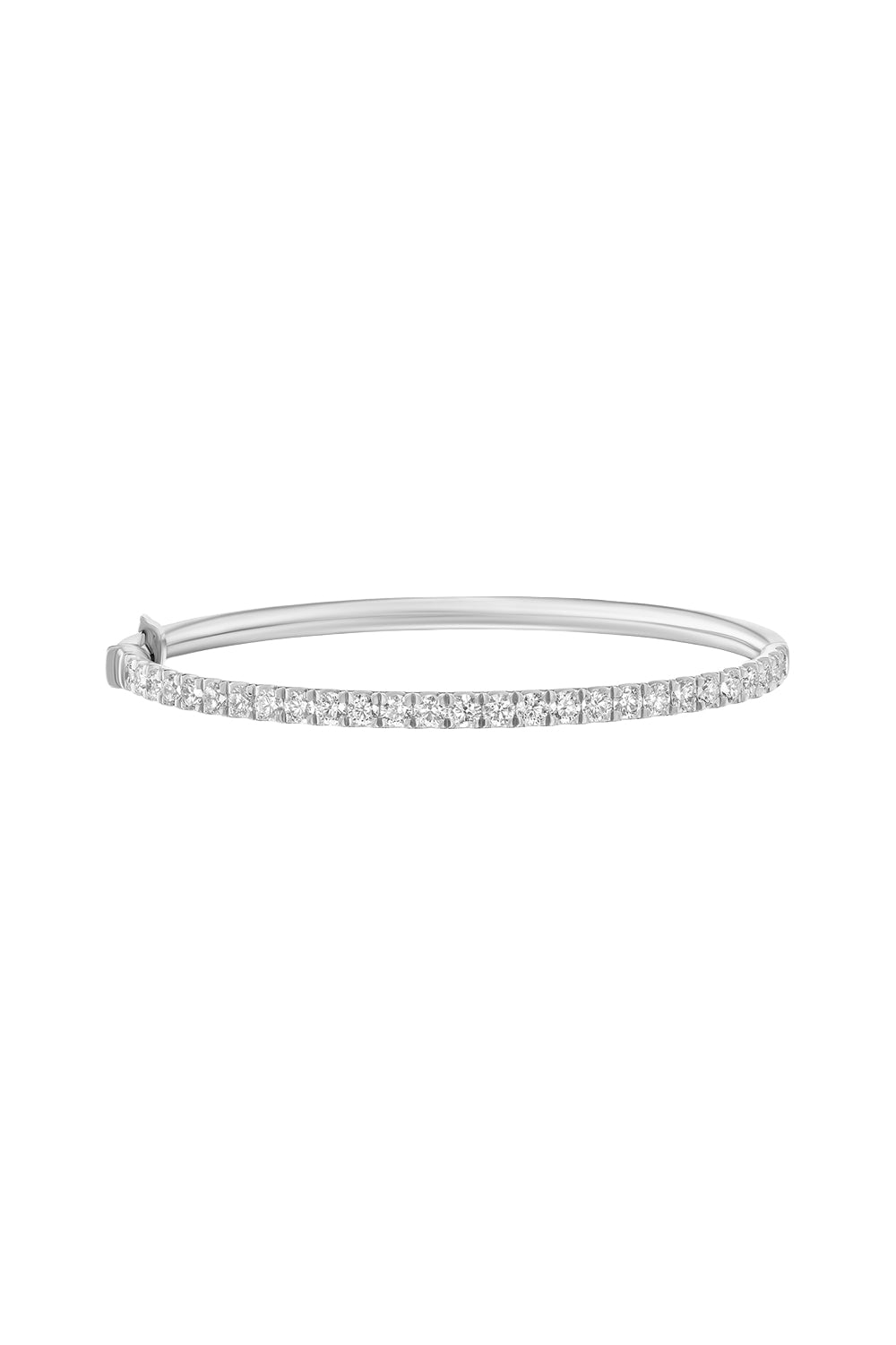 Medium Clara Diamond Cuff Bracelet - White Gold-WHITE GOLD-M-JEWELRYFINE JEWELBRACELET O-MELISSA KAYE