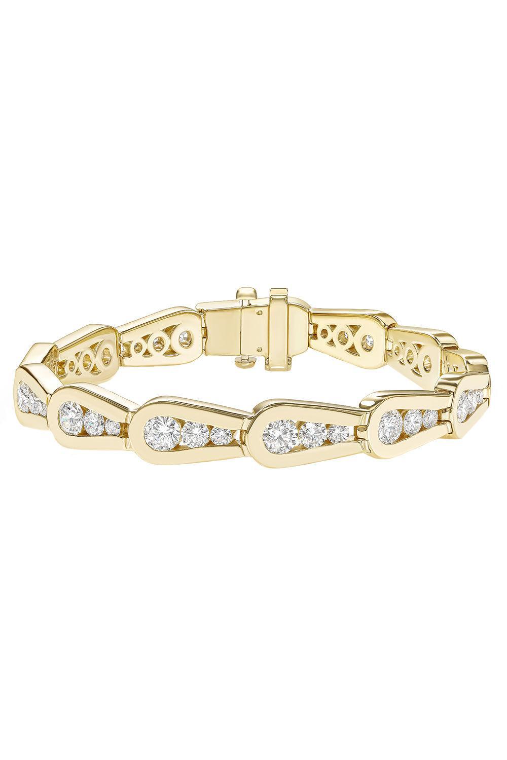  Diamond Daphne Bracelet-YELLOW GOLD-JEWELRYFINE JEWELBRACELET O-MELISSA KAYE 