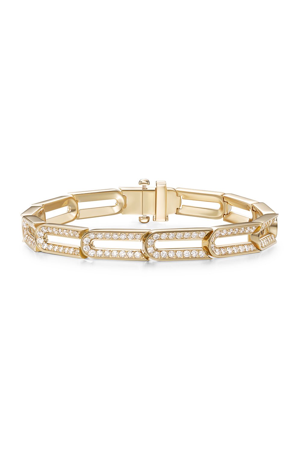 MELISSA KAYE-Diamond Kira Bracelet-YELLOW GOLD