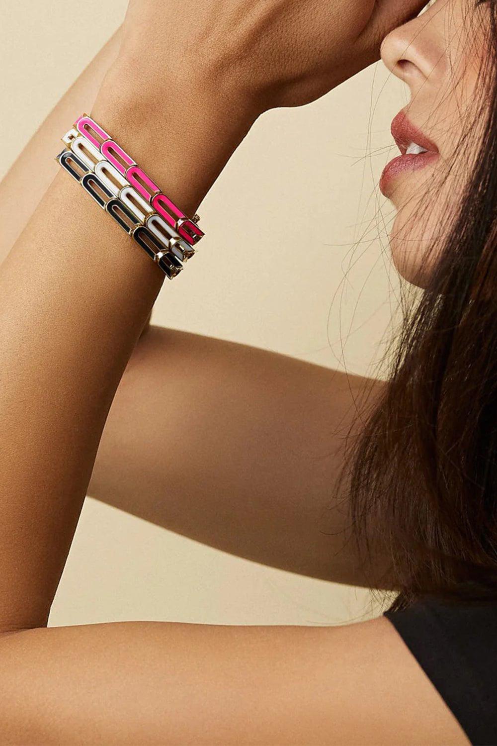 MELISSA KAYE-Kira Bracelet-YELLOW GOLD