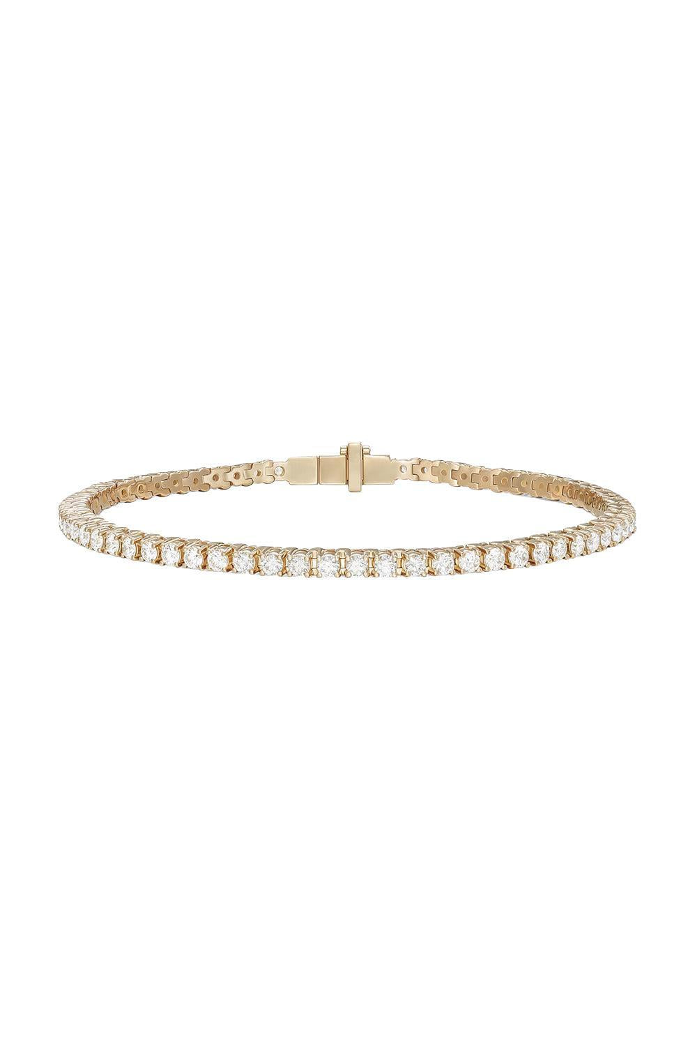 Lenox Diamond Tennis Bracelet-YELLOW GOLD-JEWELRYFINE JEWELBRACELET O-MELISSA KAYE