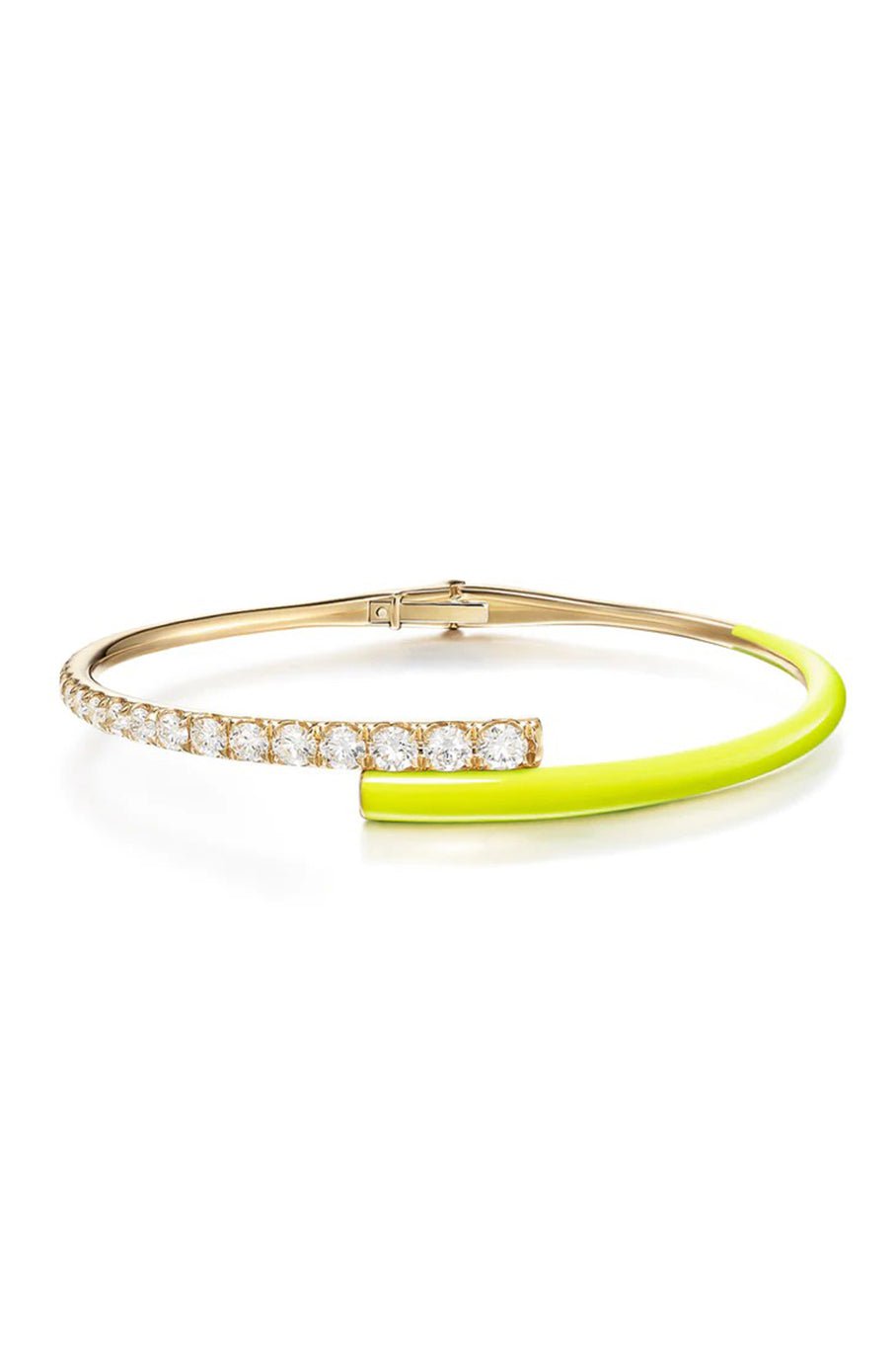 MELISSA KAYE-Lola Bracelet - Neon Yellow-YELLOW GOLD