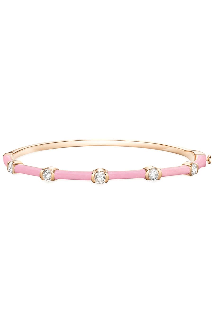 MELISSA KAYE-Marissa Pink Zea Cuff-YELLOW GOLD